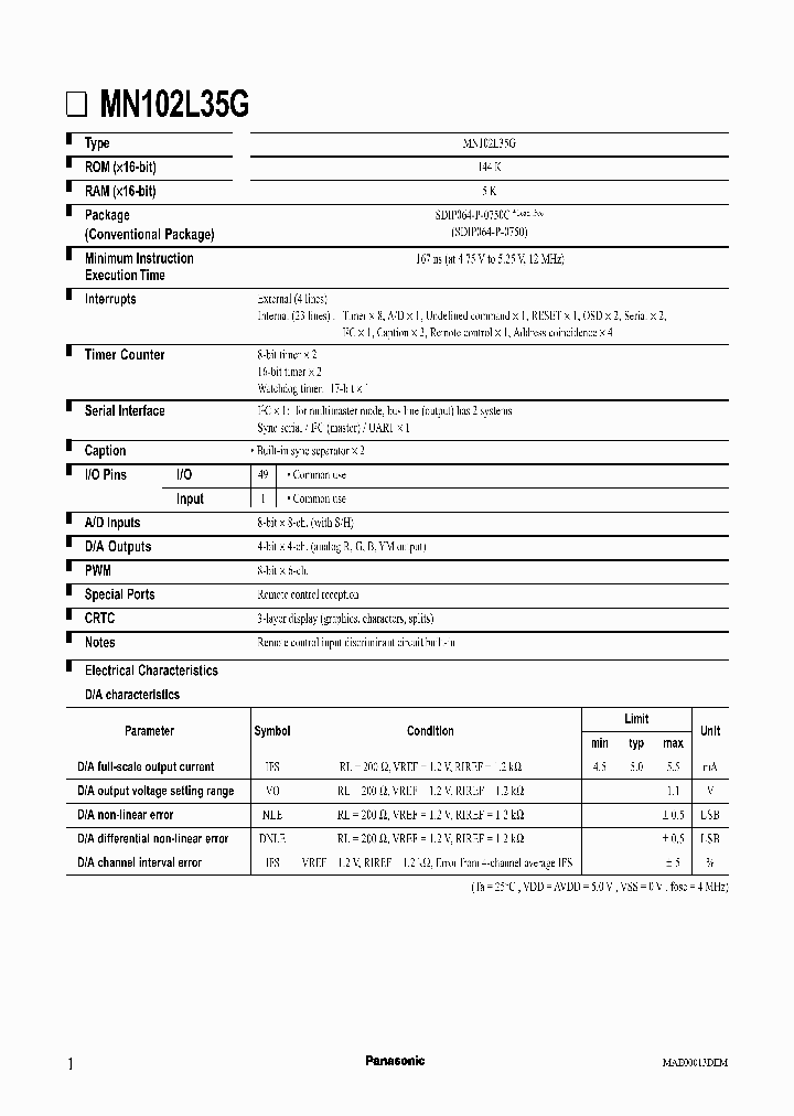 MN102L35G_991729.PDF Datasheet