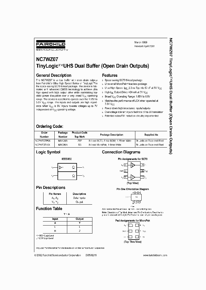 NC7WZ07_992840.PDF Datasheet