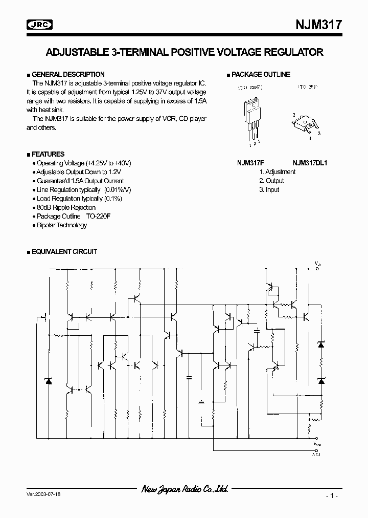 NJM317_993178.PDF Datasheet