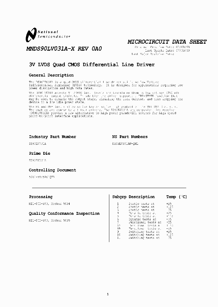 NSC05254_994224.PDF Datasheet
