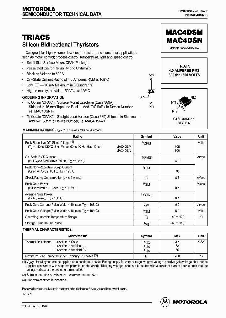 MAC4DSMD_954501.PDF Datasheet