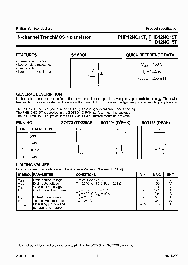 PHBPHDPHP12NQ15T1_998322.PDF Datasheet