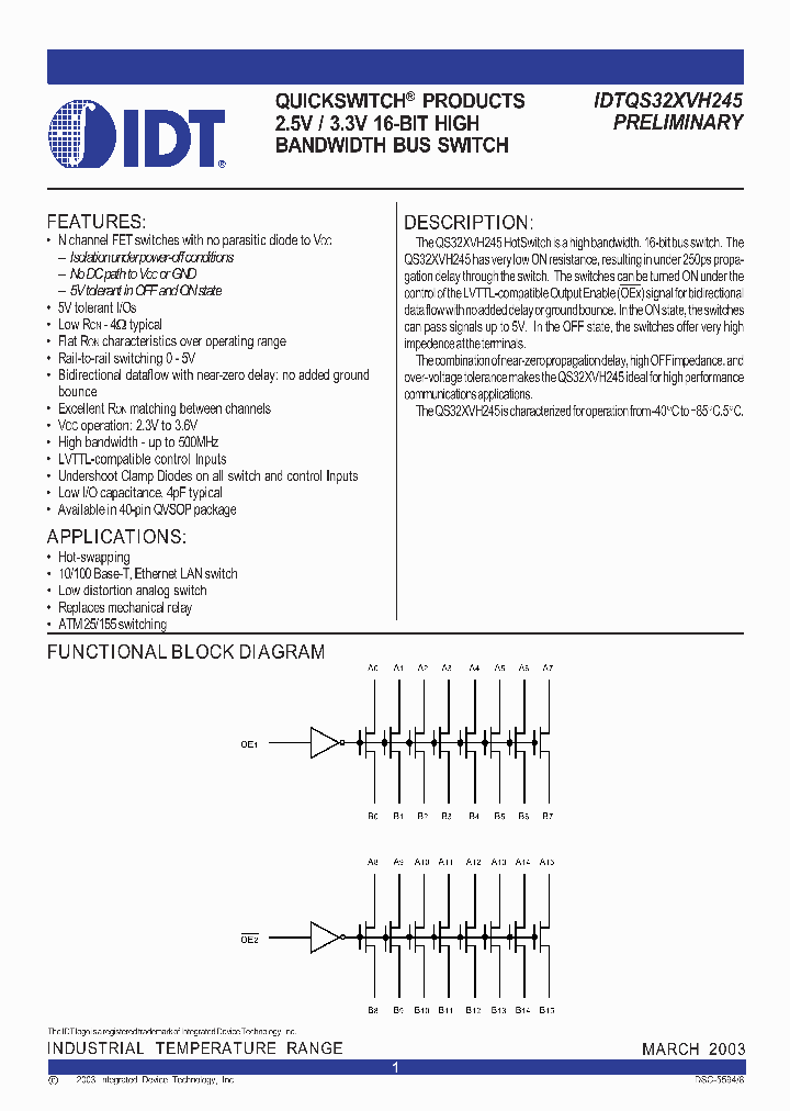 QS32XVH245DS67705_998880.PDF Datasheet