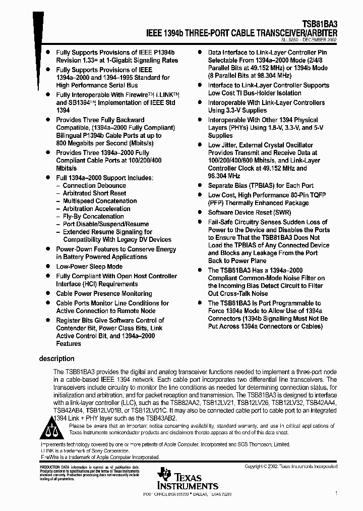 SLLS559_1002898.PDF Datasheet