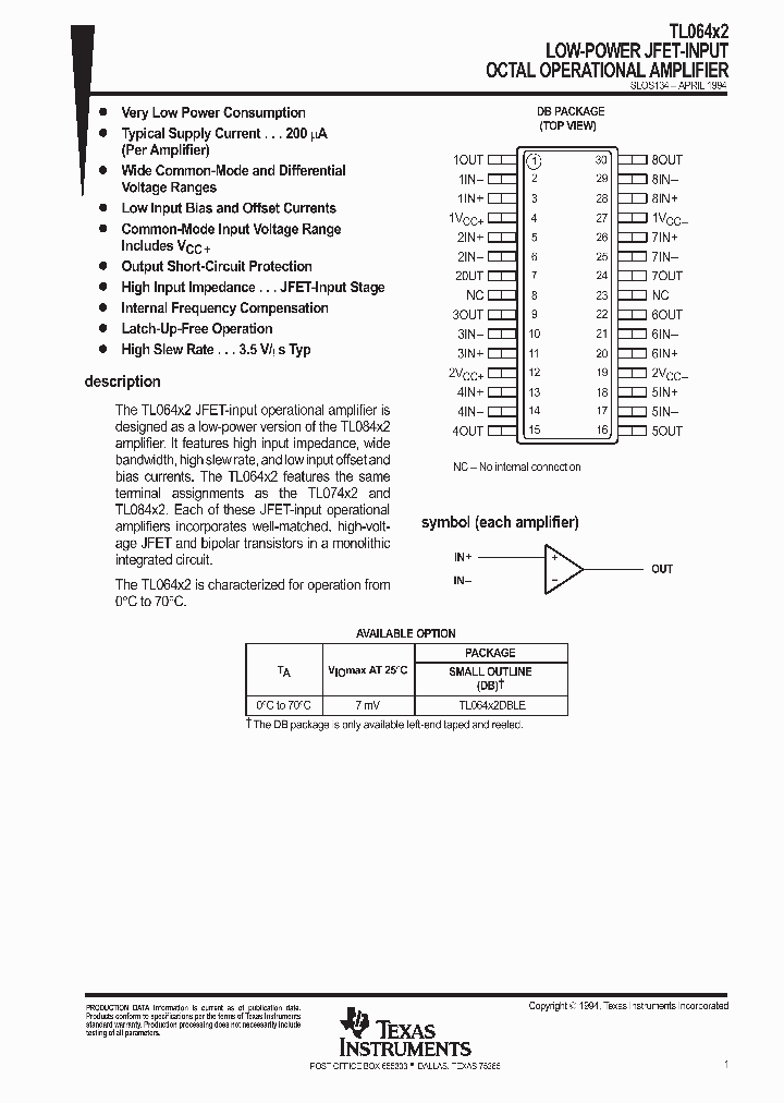 SLOS134_1002965.PDF Datasheet
