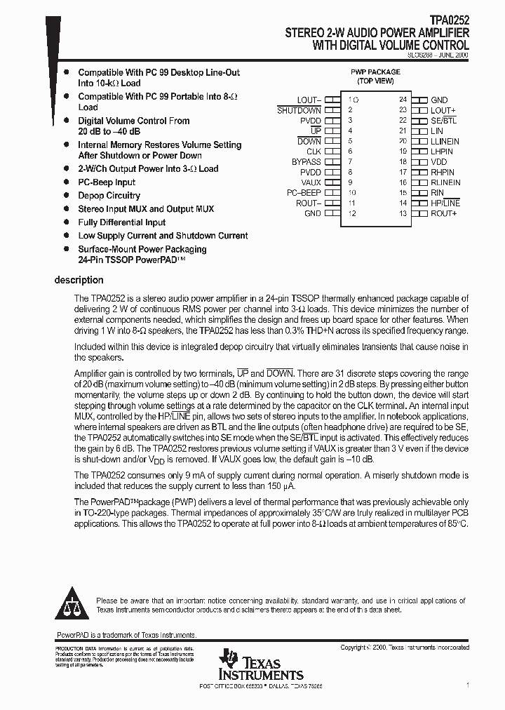 SLOS288_1003068.PDF Datasheet