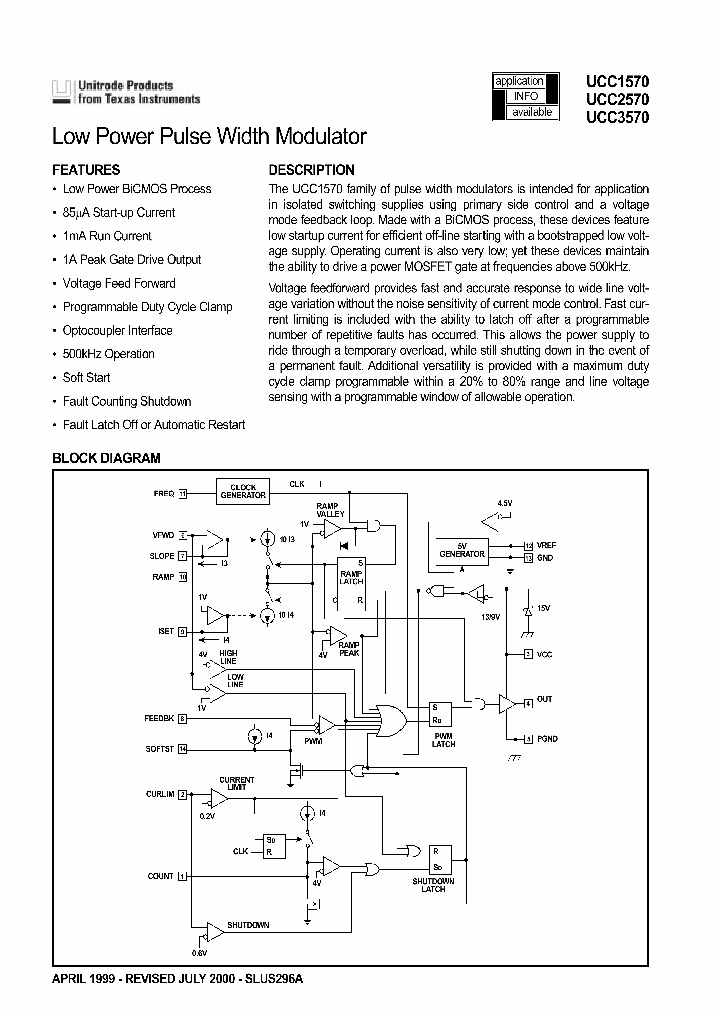 SLUS296A_1003437.PDF Datasheet