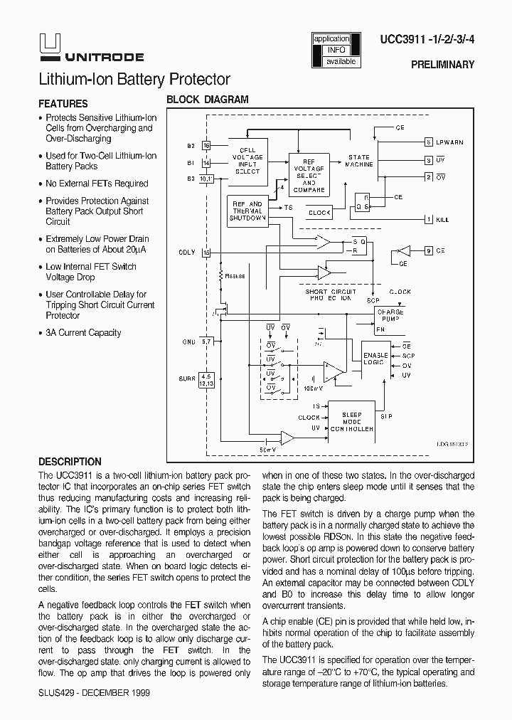 SLUS429_1003516.PDF Datasheet