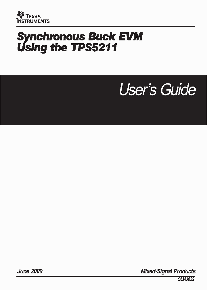 SLVU032_1003725.PDF Datasheet