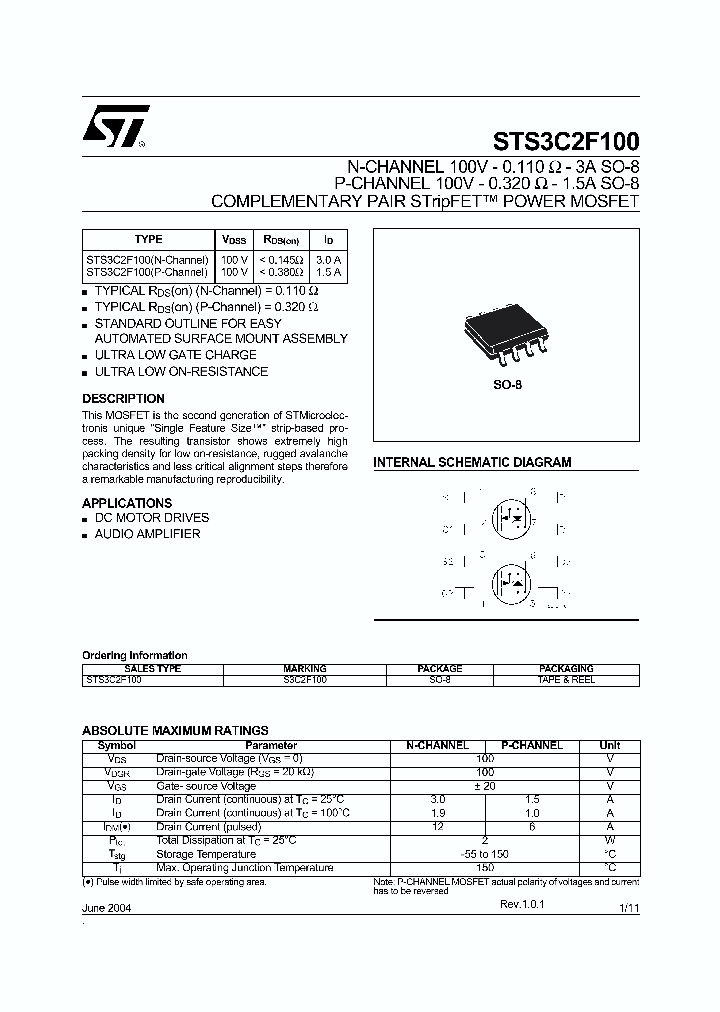 STS3C2F100_1004565.PDF Datasheet