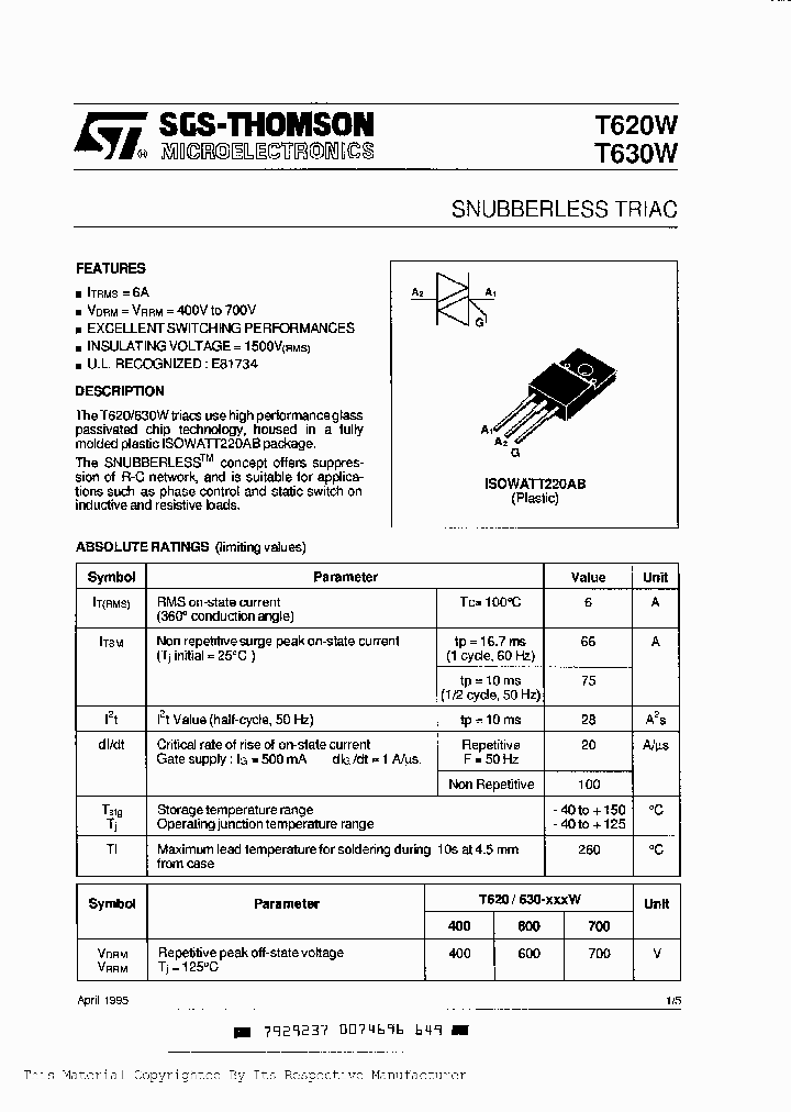 T630-400W_1004712.PDF Datasheet