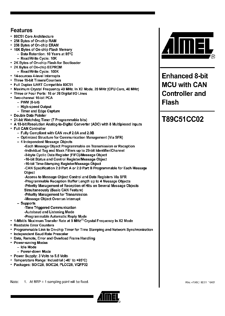 T89C51CC02_1004737.PDF Datasheet