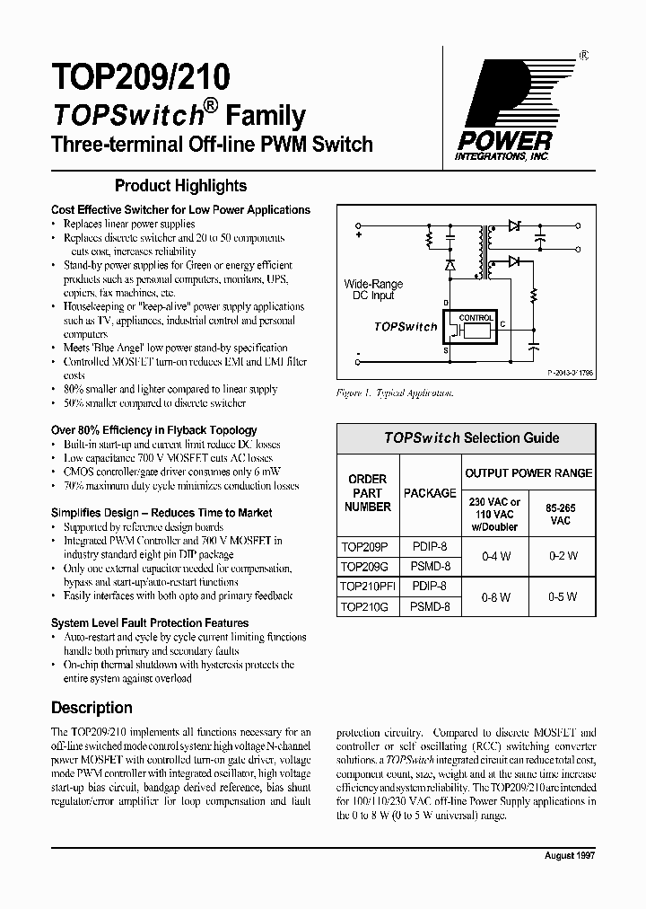 TOP209210_1005921.PDF Datasheet