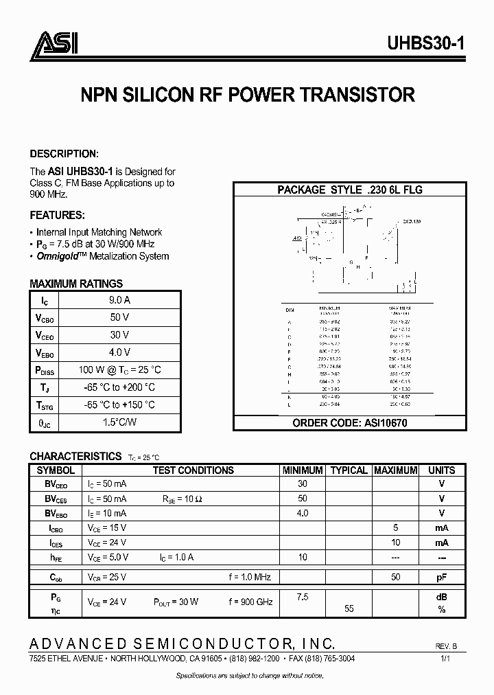 UHBS301_1006802.PDF Datasheet