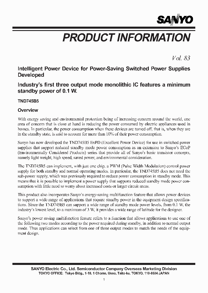 VOL83_1007127.PDF Datasheet