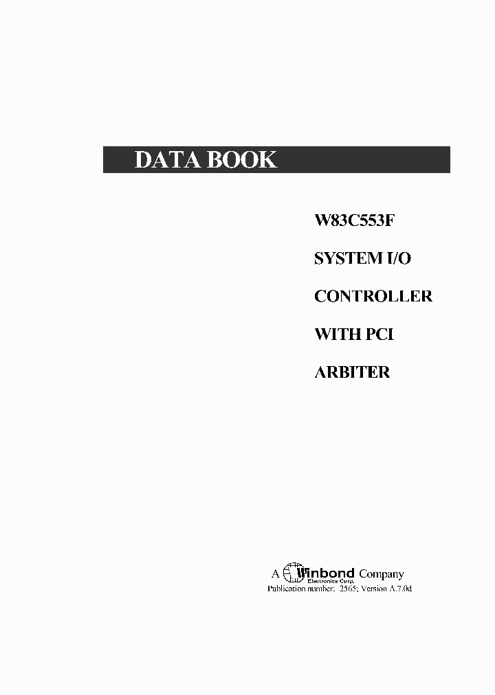 W83C553F_1007527.PDF Datasheet
