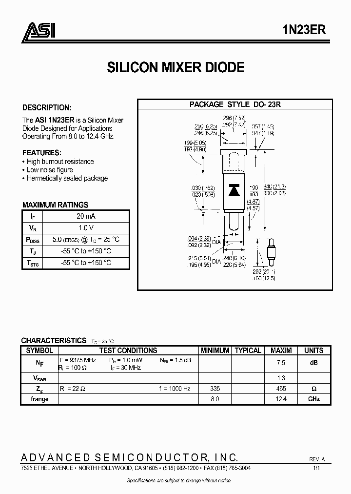 1N23ER_964094.PDF Datasheet