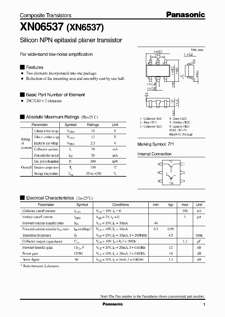 XN06537_1007885.PDF Datasheet