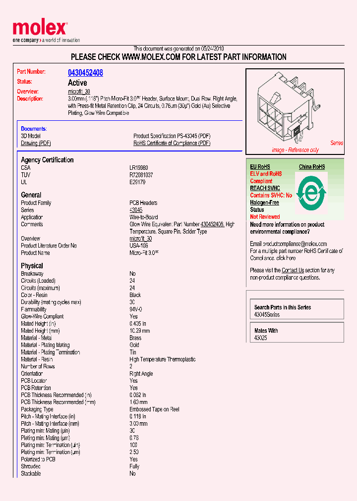 43045-2408_4929243.PDF Datasheet