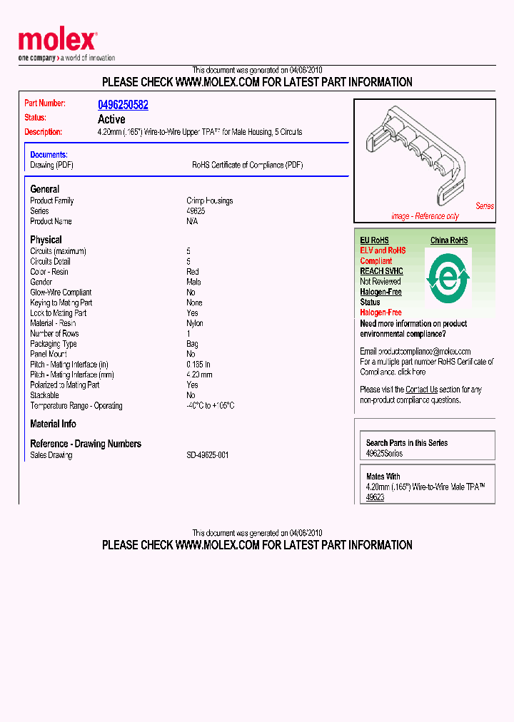 49625-0582_4930817.PDF Datasheet
