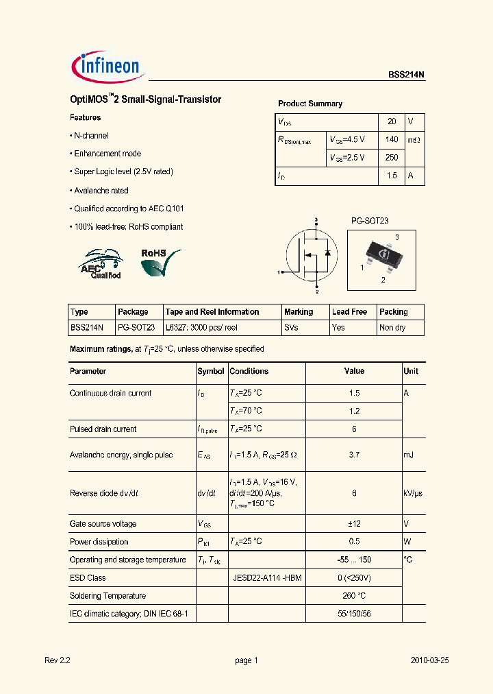 BSS214N_4932232.PDF Datasheet