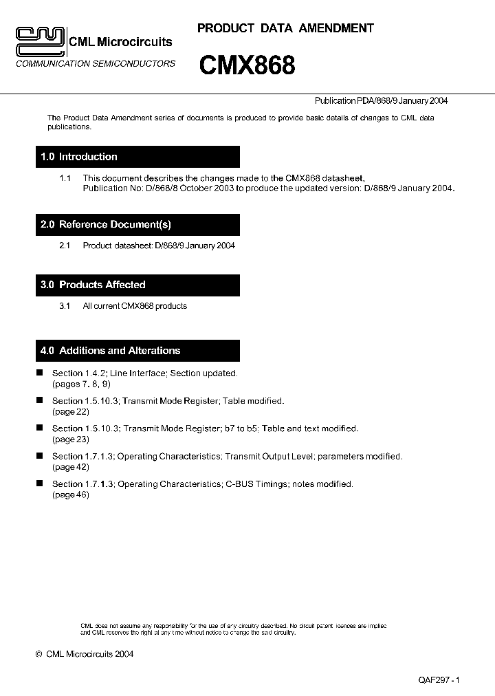 CMX868_4935481.PDF Datasheet