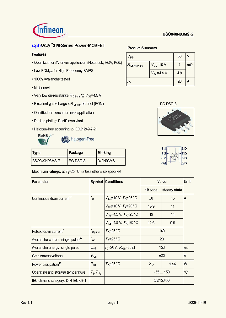 BSO040N03MSG_4936136.PDF Datasheet