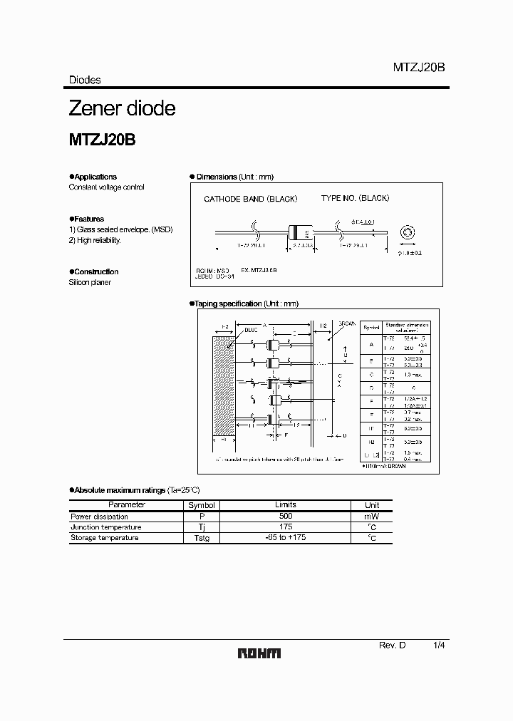 MTZJ20B1_4936156.PDF Datasheet