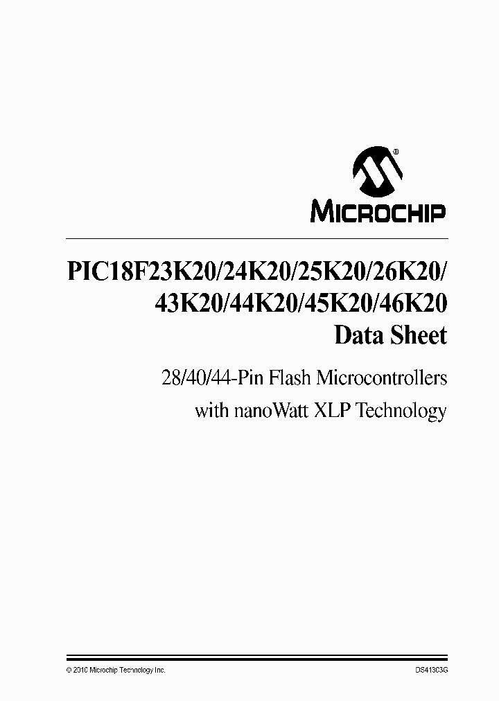 PIC18F23K2010_4937619.PDF Datasheet