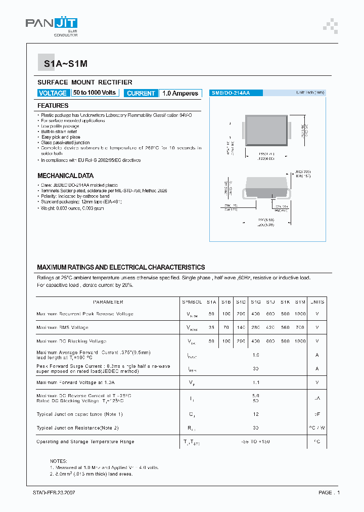 S1B_4940115.PDF Datasheet