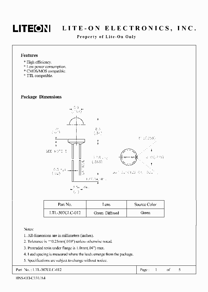 LTL-307GLC-012_4940824.PDF Datasheet