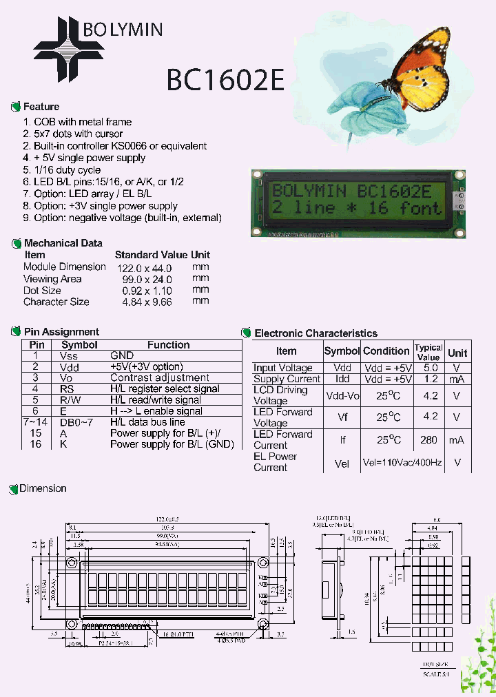 BC1602E_4944229.PDF Datasheet Download --- IC-ON-LINE
