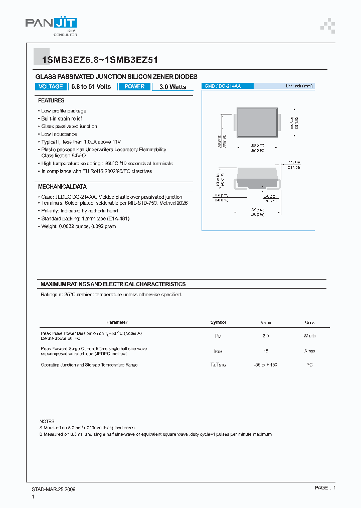 1SMB3EZ82_4946150.PDF Datasheet