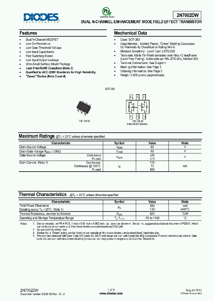 2N7002DW-7-F_4948424.PDF Datasheet