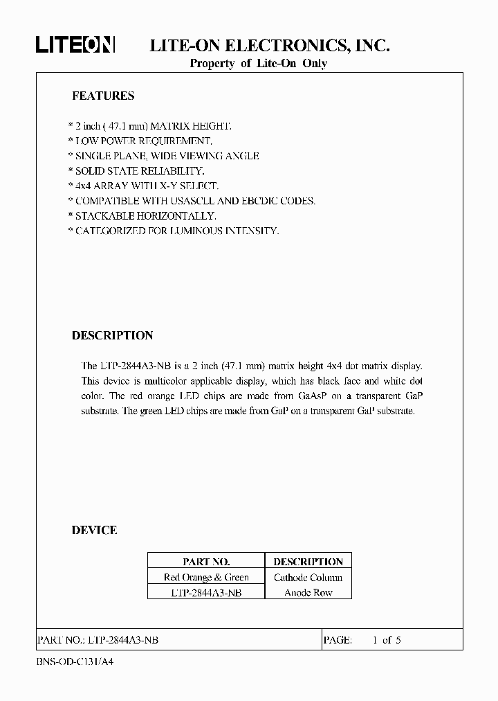 LTP-2844A3-NB_4953071.PDF Datasheet