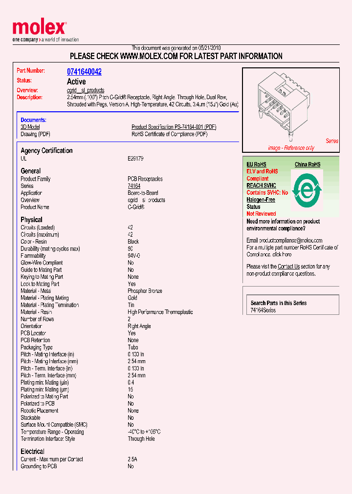 0741640042_4955507.PDF Datasheet