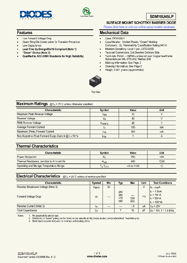 SDM10U45LP_4956270.PDF Datasheet