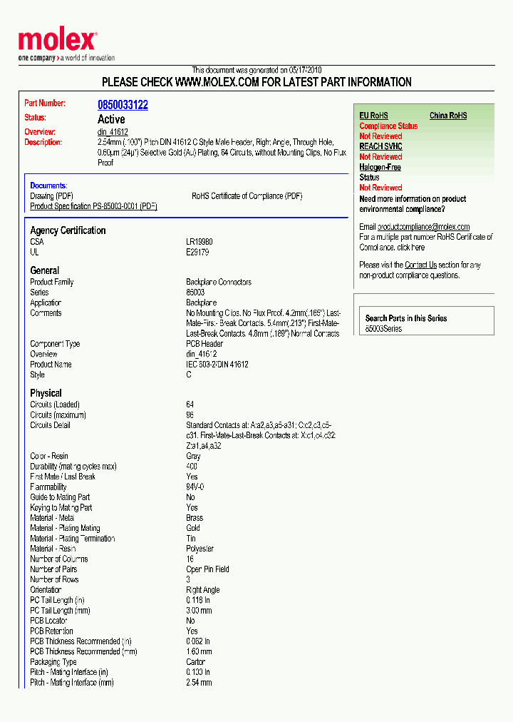 85003-3122_4961099.PDF Datasheet