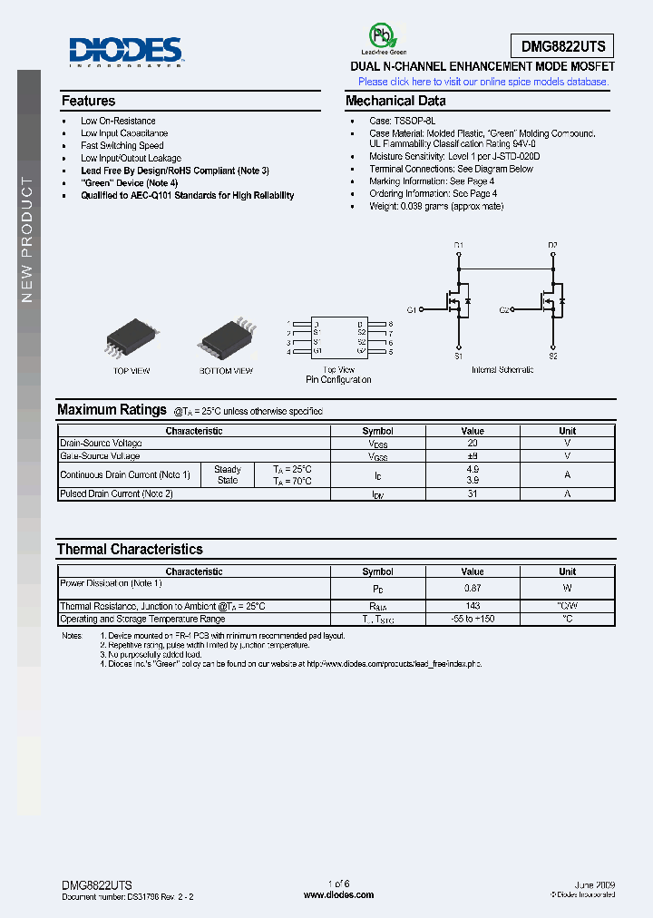 DMG8822UTS-13_4961586.PDF Datasheet