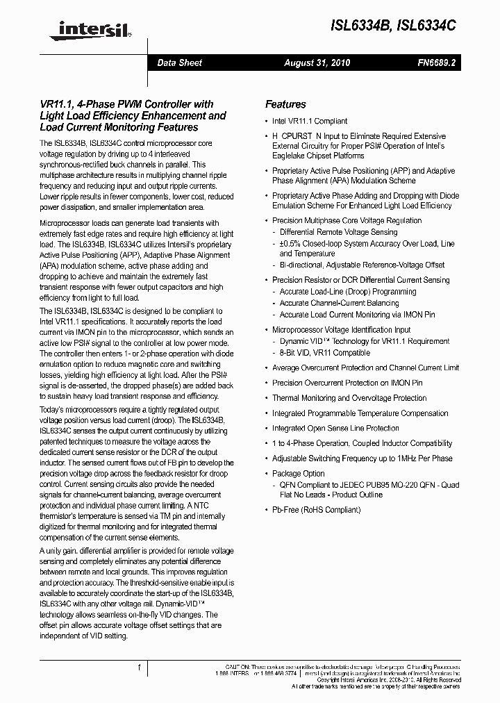 ISL6334CIRZ_4963301.PDF Datasheet