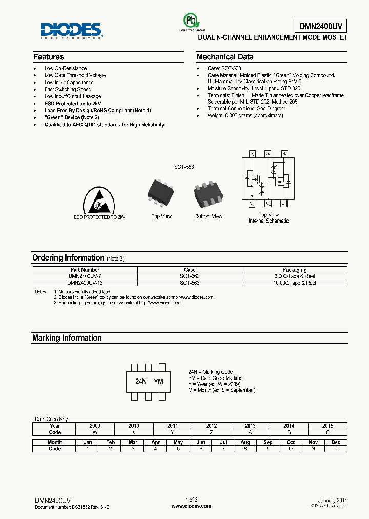 DMN2400UV-13_4963897.PDF Datasheet