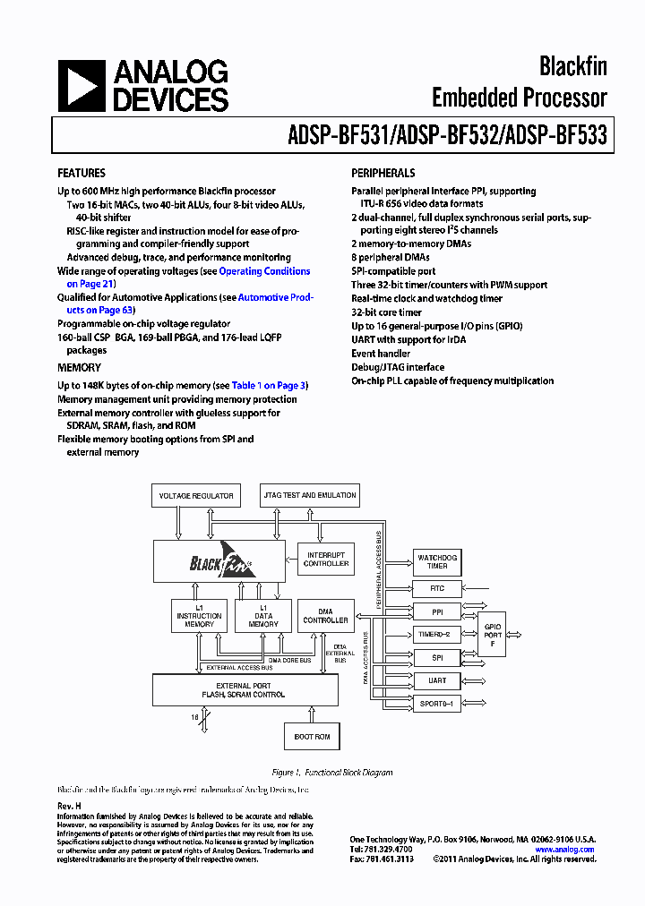 ADSP-BF533SKBC-6V_4964658.PDF Datasheet