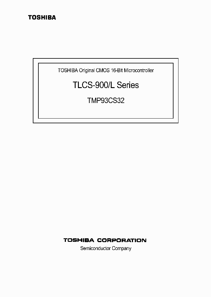 TMP93CS32F_4967209.PDF Datasheet
