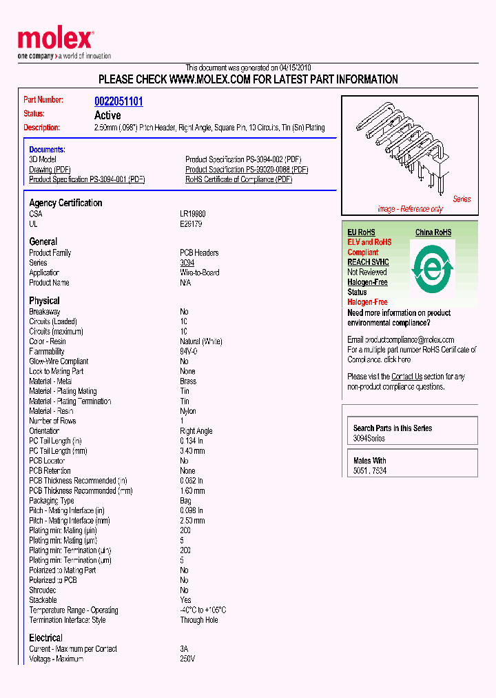 0022051101_4973026.PDF Datasheet