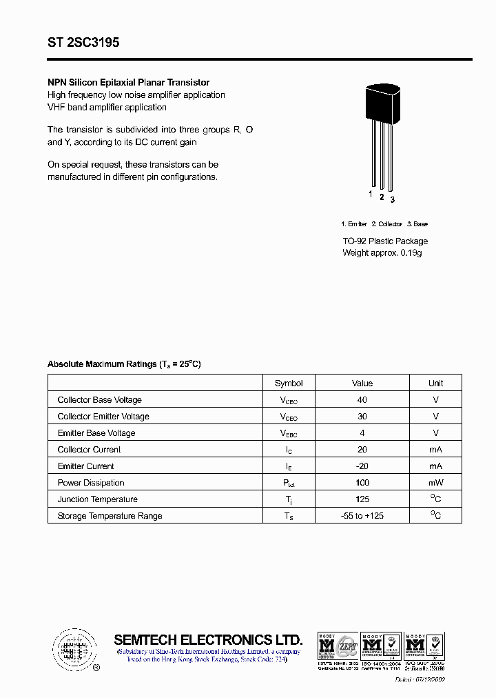 ST2SC3195_4973800.PDF Datasheet