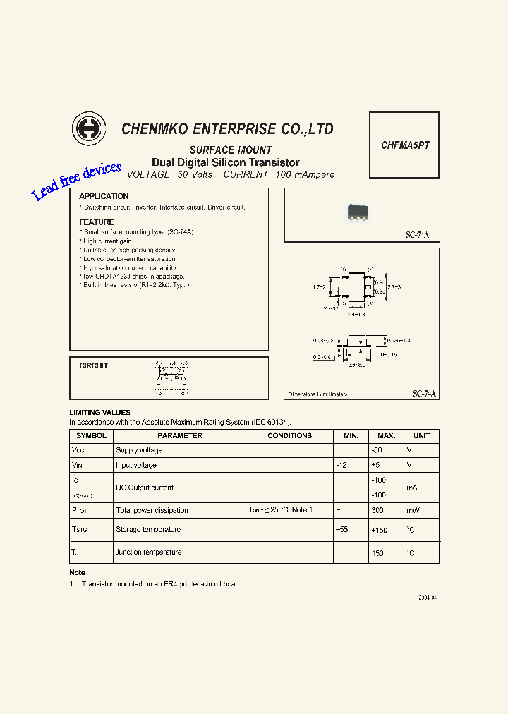 CHFMA5PT_4975682.PDF Datasheet