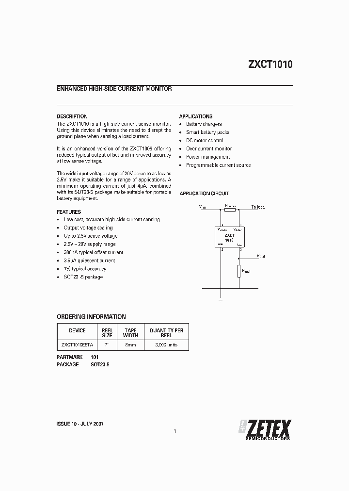 ZXCT1010_4976356.PDF Datasheet