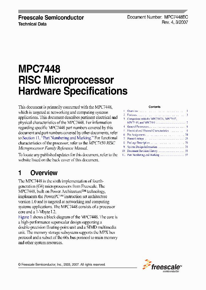 MPC7448EC_4979172.PDF Datasheet