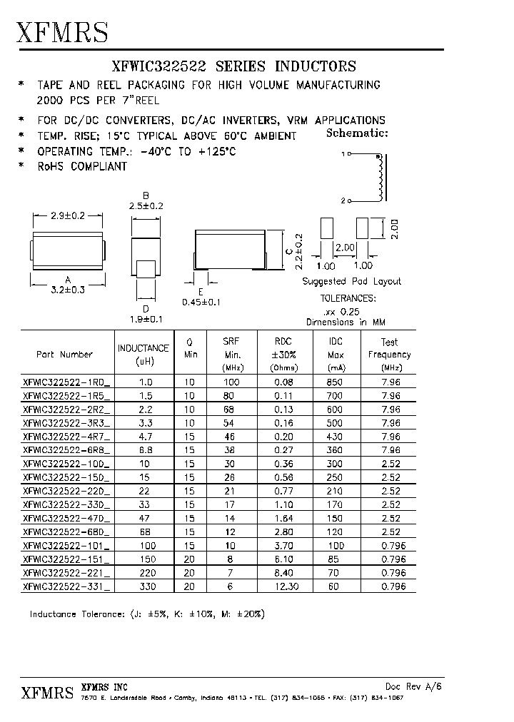 XFWIC322522-331_4979404.PDF Datasheet