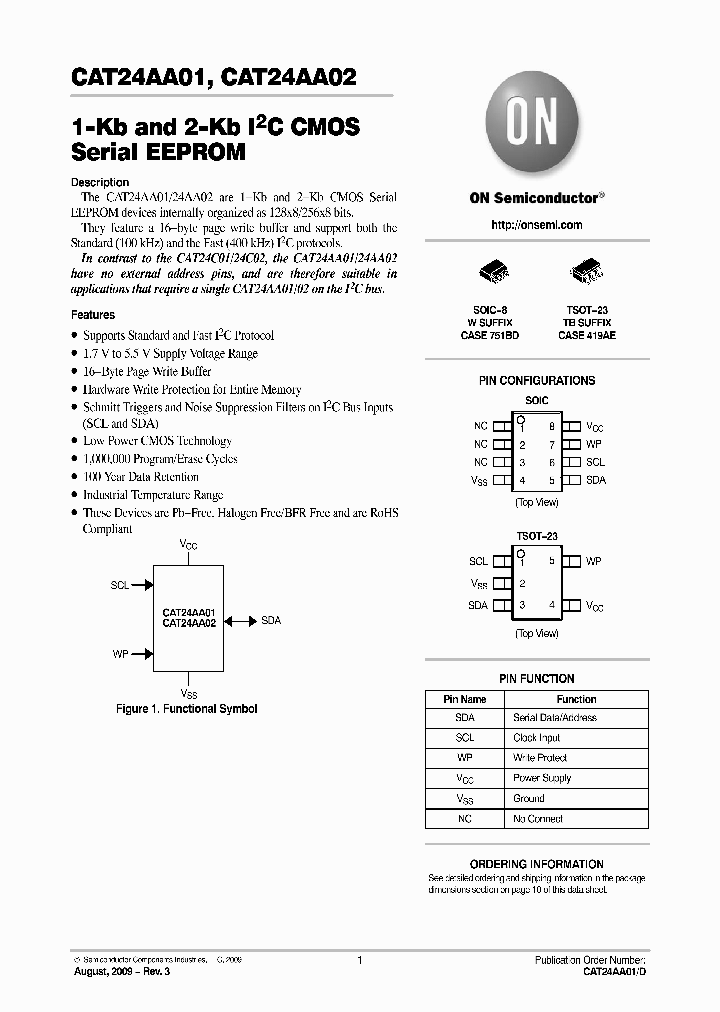 CAT24AA01WI-T3_4983396.PDF Datasheet